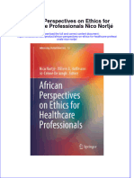 Download textbook African Perspectives On Ethics For Healthcare Professionals Nico Nortje ebook all chapter pdf 