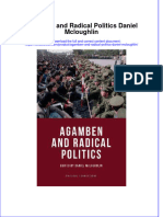 Download textbook Agamben And Radical Politics Daniel Mcloughlin ebook all chapter pdf 