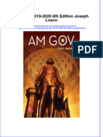 Full Chapter Am Gov 2019 2020 6Th Edition Joseph Losco PDF