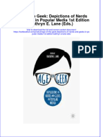 Download textbook Age Of The Geek Depictions Of Nerds And Geeks In Popular Media 1St Edition Kathryn E Lane Eds ebook all chapter pdf 