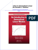 Download textbook An Introduction To Generalized Linear Models Annette J Dobson ebook all chapter pdf 