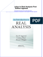 Download textbook An Introduction To Real Analysis First Edition Agarwal ebook all chapter pdf 