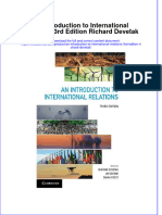 Textbook An Introduction To International Relations 3Rd Edition Richard Devetak Ebook All Chapter PDF