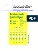 Textbook An Introduction To Quantum Physics First Edition Anthony P French Ebook All Chapter PDF