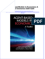 Textbook Agent Based Models in Economics A Toolkit Domenico Delli Gatti Ebook All Chapter PDF