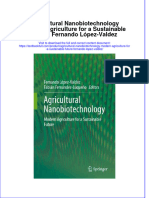 Download textbook Agricultural Nanobiotechnology Modern Agriculture For A Sustainable Future Fernando Lopez Valdez ebook all chapter pdf 