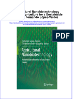 Textbook Agricultural Nanobiotechnology Modern Agriculture For A Sustainable Future Fernando Lopez Valdez Ebook All Chapter PDF
