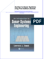 Download textbook An Introduction To Sonar Systems Engineering First Edition Ziomek ebook all chapter pdf 
