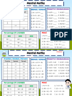 Grade 6 Mental Maths Worksheet 4