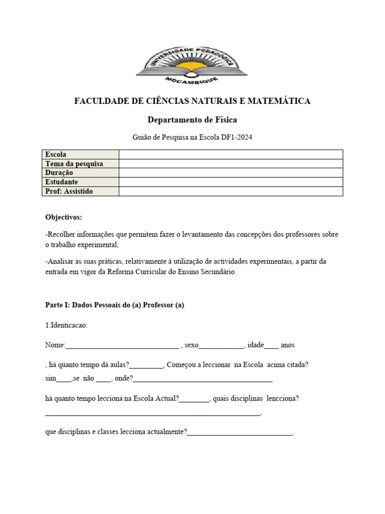 Guiao de pesquisa df1 pdf f sica escolas