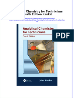 Download textbook Analytical Chemistry For Technicians Fourth Edition Kenkel ebook all chapter pdf 