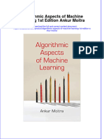Download textbook Algorithmic Aspects Of Machine Learning 1St Edition Ankur Moitra ebook all chapter pdf 