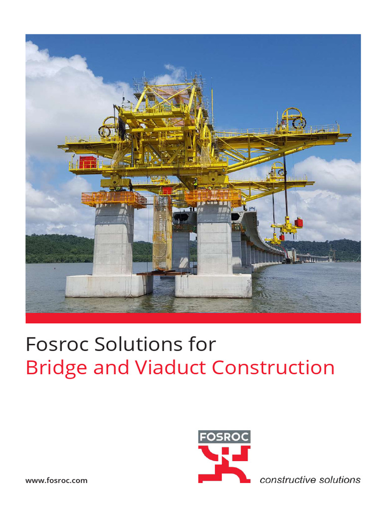 Fosroc Bridge Construction Solutions | PDF | Concrete | Precast Concrete