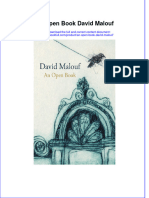 PDF An Open Book David Malouf Ebook Full Chapter