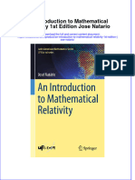 Download full chapter An Introduction To Mathematical Relativity 1St Edition Jose Natario pdf docx