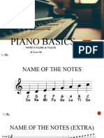 Piano Basics Steps