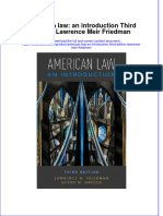 Textbook American Law An Introduction Third Edition Lawrence Meir Friedman Ebook All Chapter PDF