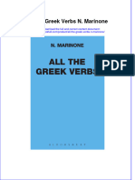 Download textbook All The Greek Verbs N Marinone ebook all chapter pdf 