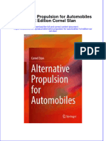 PDF Alternative Propulsion For Automobiles 1St Edition Cornel Stan Ebook Full Chapter