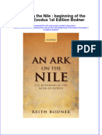 Download textbook An Ark On The Nile Beginning Of The Book Of Exodus 1St Edition Bodner ebook all chapter pdf 