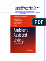 Download textbook Ambient Assisted Living Italian Forum 2016 1St Edition Filippo Cavallo ebook all chapter pdf 