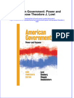 Textbook American Government Power and Purpose Theodore J Lowi Ebook All Chapter PDF