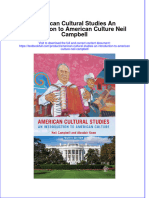 Download textbook American Cultural Studies An Introduction To American Culture Neil Campbell ebook all chapter pdf 