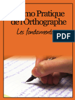 Mémo de Lorthographe FrenchPDF