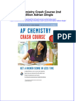 Textbook Ap Chemistry Crash Course 2Nd Edition Adrian Dingle Ebook All Chapter PDF