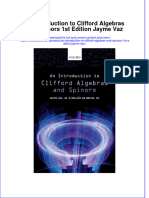 Textbook An Introduction To Clifford Algebras and Spinors 1St Edition Jayme Vaz Ebook All Chapter PDF