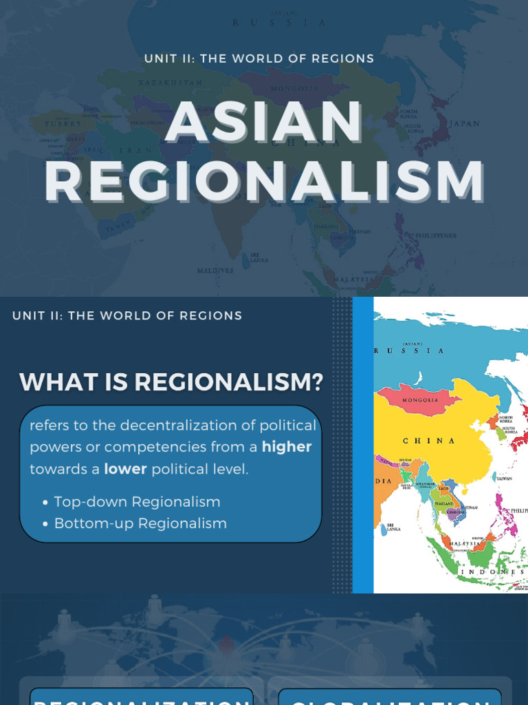 Asian Regionalism | PDF | Asia | Globalization