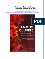 Download pdf Among Cultures The Challenge Of Communication Bradford J Hall ebook full chapter 