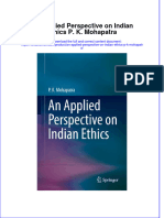 Download pdf An Applied Perspective On Indian Ethics P K Mohapatra ebook full chapter 
