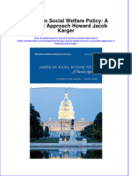 Download pdf American Social Welfare Policy A Pluralist Approach Howard Jacob Karger ebook full chapter 