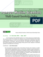 Famous Muslim Scientists - World General Knowledge Series