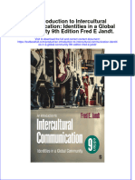 Download textbook An Introduction To Intercultural Communication Identities In A Global Community 9Th Edition Fred E Jandt ebook all chapter pdf 