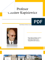 Prof. Czesław Kupisiewicz