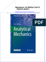 Download textbook Analytical Mechanics 1St Edition Carl S Helrich Auth ebook all chapter pdf 