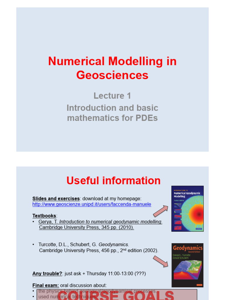 Geoscienze modelli numerici introduzione pdf euclidean vector matlab