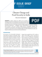 Climate Change and Food Security in India