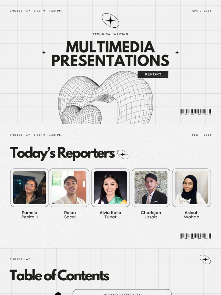 Multimedia Presentation Design Guide | PDF | Typography | Page Layout