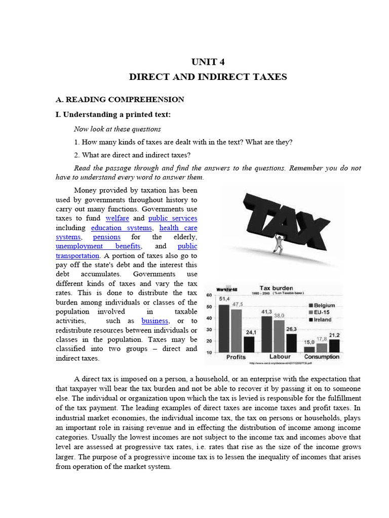 Understanding Direct and Indirect Taxes | PDF | Taxes | Indirect Tax