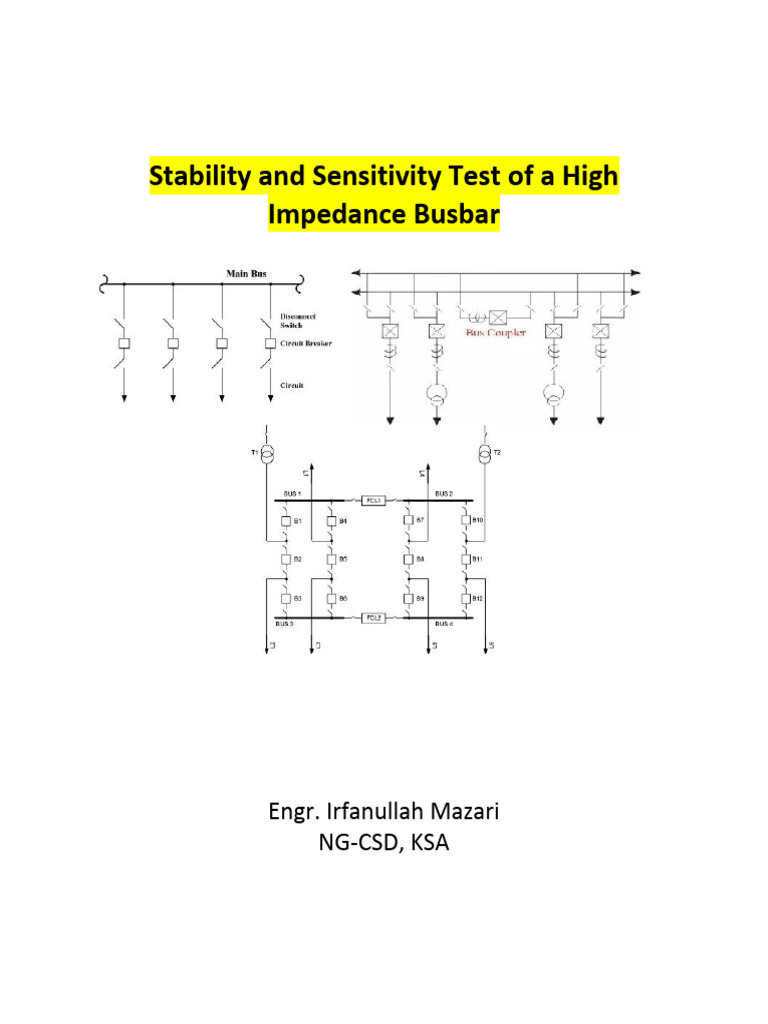 Busbar Protection 1633193281 | PDF | Relay | Electrical Components