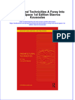 Full Chapter Architectural Technicities A Foray Into Larval Space 1St Edition Stavros Kousoulas PDF
