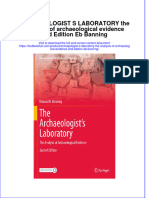 PDF Archaeologist S Laboratory The Analysis of Archaeological Evidence 2Nd Edition Eb Banning Ebook Full Chapter