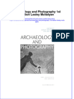 PDF Archaeology and Photography 1St Edition Lesley Mcfadyen Ebook Full Chapter