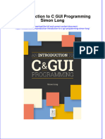 PDF An Introduction To C Gui Programming Simon Long Ebook Full Chapter