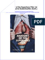 Download textbook Anatomy Of The Superhero Film 1St Edition Larrie Dudenhoeffer Auth ebook all chapter pdf 