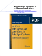 Textbook Artificial Intelligence and Algorithms in Intelligent Systems Radek Silhavy Ebook All Chapter PDF