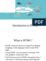 Lecture 2 IntroHTML